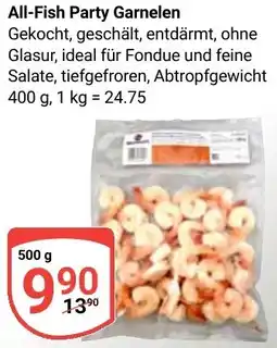 Globus All-Fish Party Garnelen Angebot