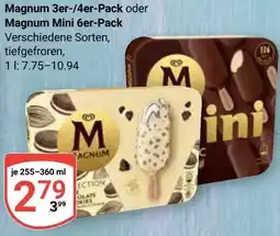 Globus Magnum 3er-/4er-Pack oder Magnum Mini 6er-Pack Angebot