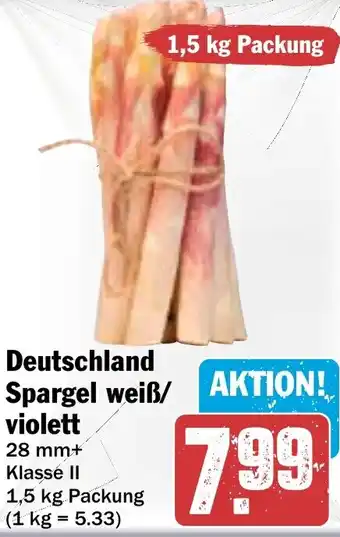 AEZ Deutschland Spargel weiß/ violett Angebot