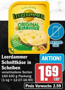 AEZ Leerdammer Schnittkäse in Scheiben Angebot