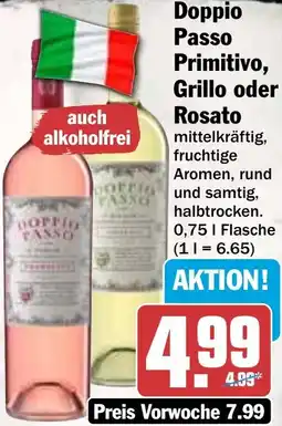 AEZ Doppio Passo Primitivo, Grillo oder Rosato Angebot