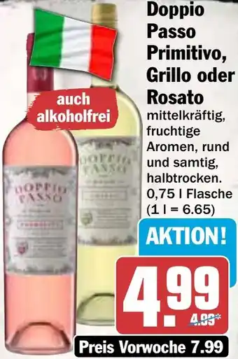 AEZ Doppio Passo Primitivo, Grillo oder Rosato Angebot