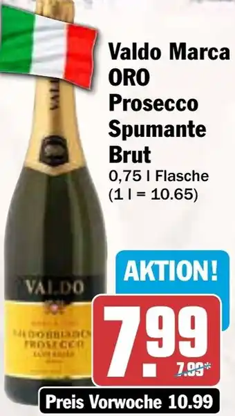 AEZ Valdo Marca ORO Prosecco Spumante Brut Angebot