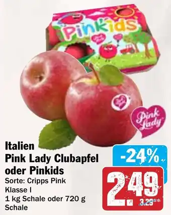 AEZ Italien Pink Lady Clubapfel oder Pinkids Angebot