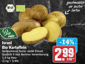 AEZ Israel Bio Kartoffeln Angebot