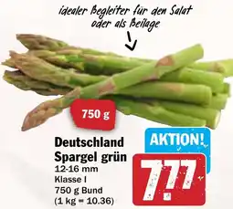 AEZ Deutschland Spargel grün Angebot