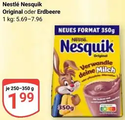 Globus Nestlé Nesquik Original oder Erdbeere Angebot