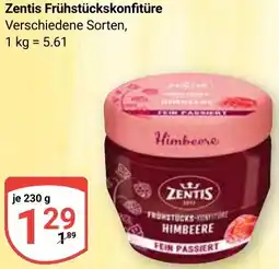 Globus Zentis Frühstückskonfitüre Angebot