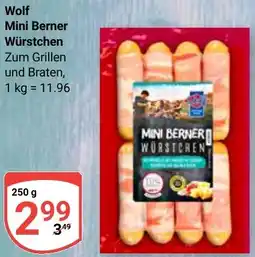 Globus Wolf Mini Berner Würstchen Angebot