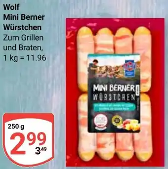 Globus Wolf Mini Berner Würstchen Angebot