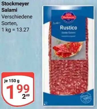 Globus Stockmeyer Salami Angebot