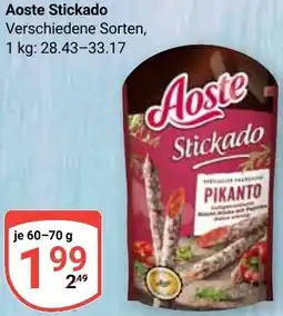 Globus Aoste Stickado Angebot