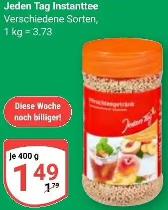 Globus Jeden Tag Instanttee Angebot