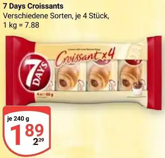 Globus 7 Days Croissants Angebot