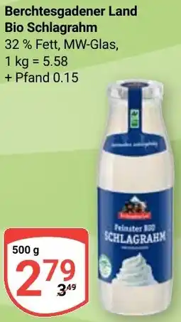 Globus Berchtesgadener Land Bio Schlagrahm Angebot