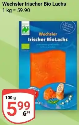 Globus Wechsler Irischer Bio Lachs Angebot