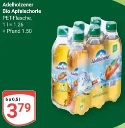 Globus Adelholzener Bio Apfelschorle Angebot