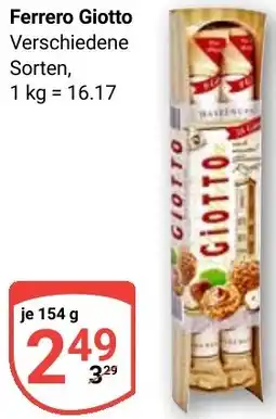 Globus Ferrero Giotto Angebot