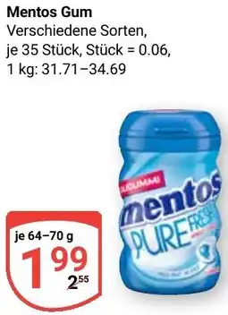 Globus Mentos Gum Angebot