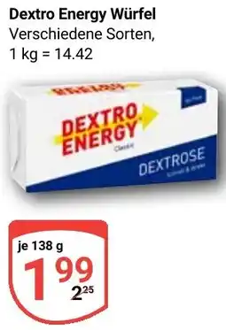 Globus Dextro Energy Würfel Angebot