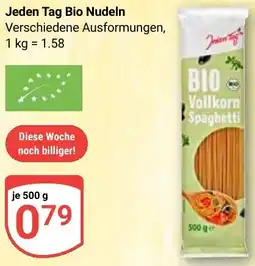 Globus Jeden Tag Bio Nudeln Angebot