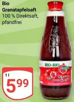Globus Bio Granatapfelsaft Angebot