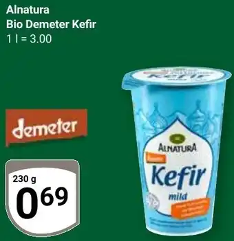 Globus Alnatura Bio Demeter Kefir Angebot