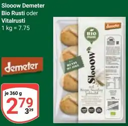 Globus Slooow Demeter Bio Rusti oder Vitalrusti Angebot