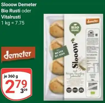 Globus Slooow Demeter Bio Rusti oder Vitalrusti Angebot
