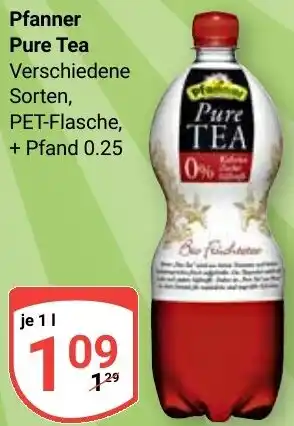 Globus Pfanner Pure Tea Angebot