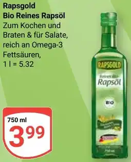Globus Rapsgold Bio Reines Rapsöl Angebot