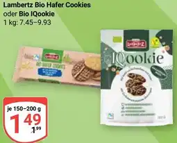 Globus Lambertz Bio Hafer Cookies oder Bio IQookie Angebot