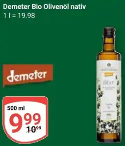 Globus Demeter Bio Olivenöl nativ Angebot