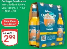 Globus Oettinger Fassbrause Angebot