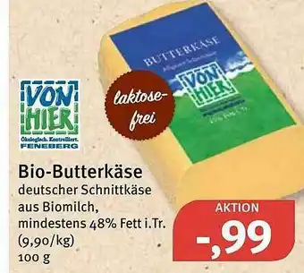 Feneberg Bio-butterkäse Angebot