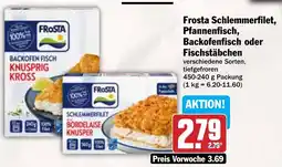 AEZ Frosta Schlemmerfilet, Pfannenfisch, Backofenfisch oder Fischstäbchen Angebot