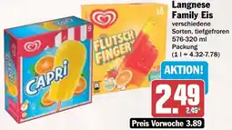 AEZ Langnese Family Eis Angebot
