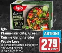 AEZ Iglo Pfannengerichte, Green Cuisine Gerichte oder Veggie Love Angebot