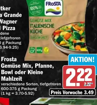 AEZ Frosta Gemüse Mix, Pfanne, Bowl oder Kleine Mahlzeit Angebot