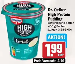 AEZ Dr. Oetker High Protein Pudding Angebot