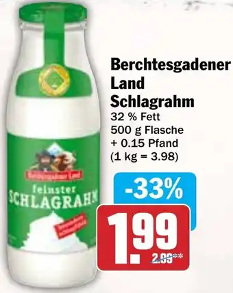 AEZ Berchtesgadener Land Schlagrahm Angebot