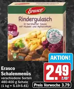 AEZ Erasco Schalenmenüs Angebot