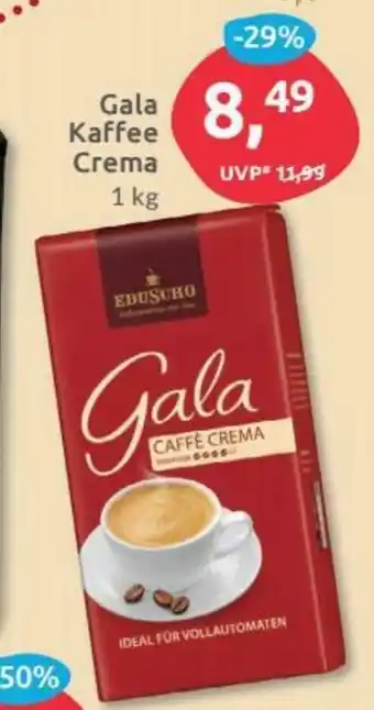 Budni Gala Kaffee Crema 1 kg Angebot