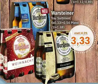 Aktiv Irma Warsteiner Tray Sortiment Angebot