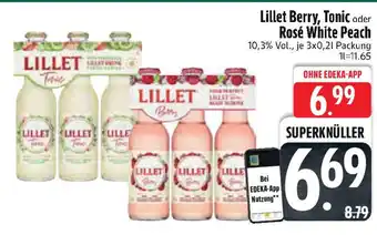 Edeka Lillet Berry, Tonic oder Rosé White Peach Angebot