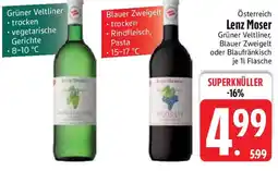 Edeka Lenz Moser Grüner Veltliner, Blauer Zweigelt oder Blaufränkisch Angebot