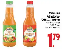 Edeka Valensina Frühstücks- Saft oder -Nektar Angebot