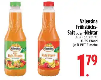Edeka Valensina Frühstücks- Saft oder -Nektar Angebot