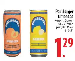 Edeka Paulberger Limonade Angebot