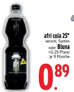 Edeka afri cola 25 oder Bluna Angebot